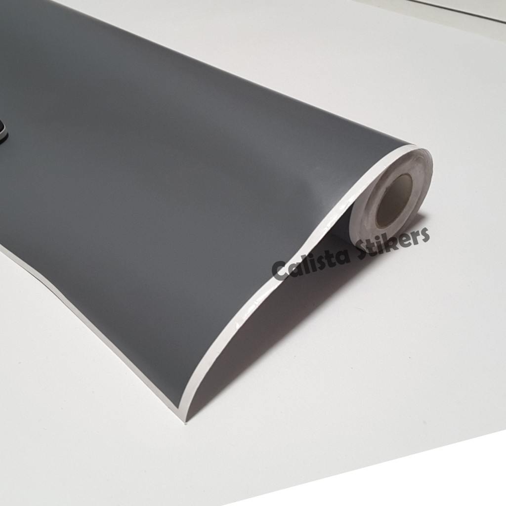 Sticker/ Stiker / Skotlet / Skotlite warna Abu abu tua gelap (dark grey)  DOF,,,lebar Stiker nya 45cm | Shopee Indonesia