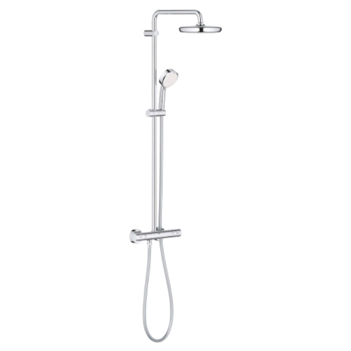 Jual Grohe Tempesta Cosmopolitan System 210 Shower System With Thermostat For Wall Mounting - 27922001 | Shopee Indonesia