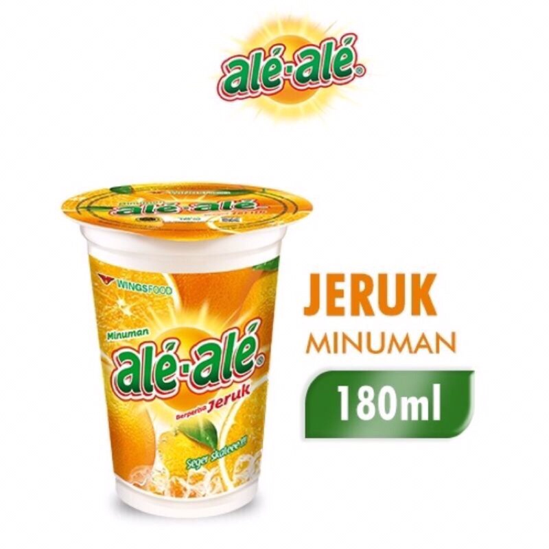 Jual Ale ale Jeruk 180ml Shopee Indonesia