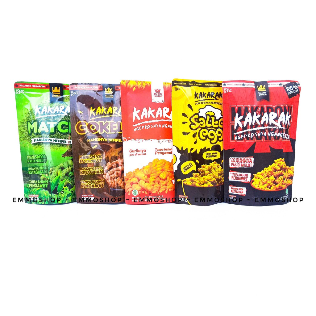 Makaroni Fusili Kakarak Pedas 100gr Kakarak Salted Egg Shopee Indonesia