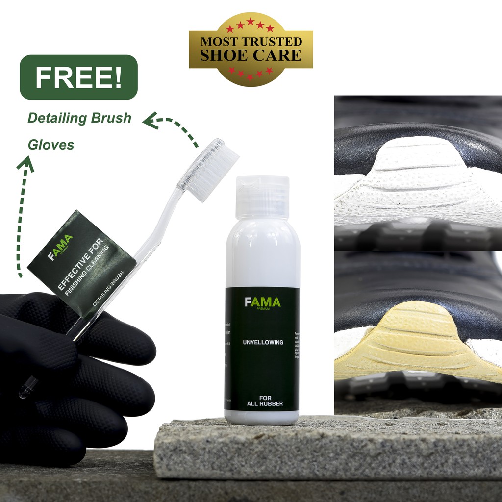 Jual Unyellowing 100MlBonus Sarung Tangan+Sikat DetailingPembersih