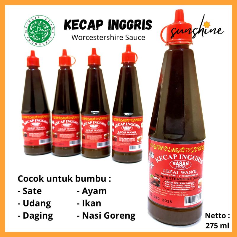 Jual Kecap Inggris Worcestershire Sauce 275 ml Halal Shopee Indonesia
