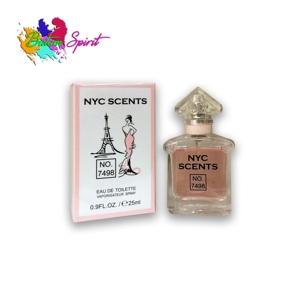 Jual PARFUM PERFUME NYC SCENTS EDT NO 7498 25ML BS Shopee Indonesia