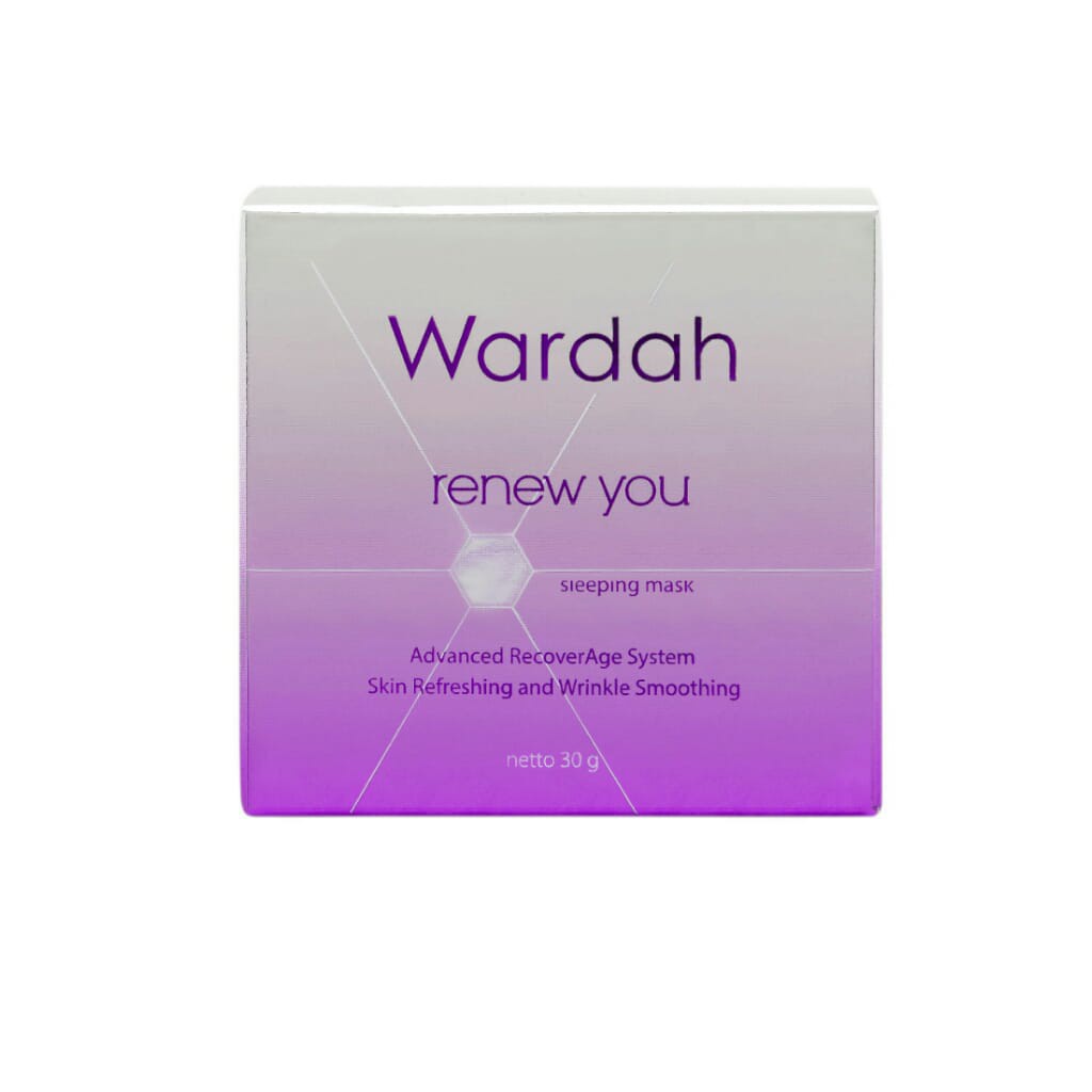 Jual Wardah Renew You Hydrafirm Sleeping Mask 30 g Masker Anti Aging