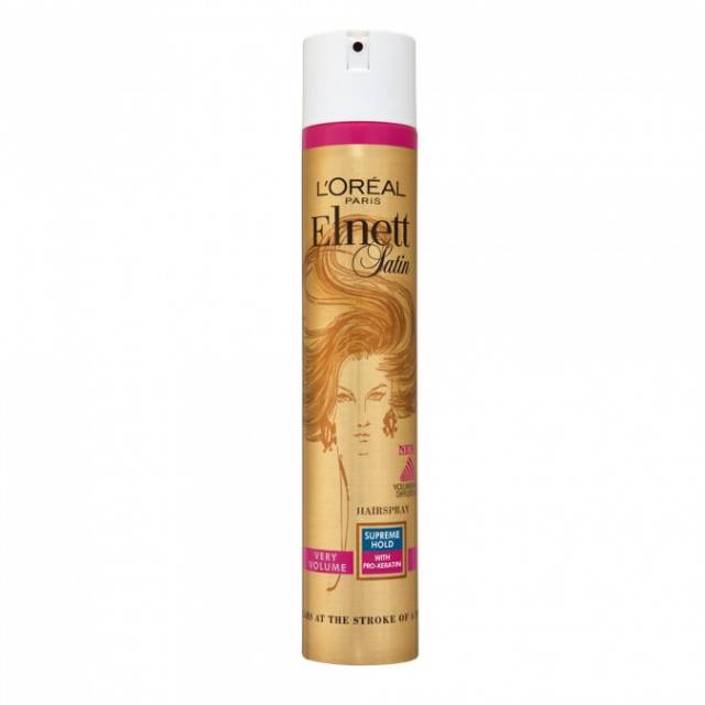 Jual L'oreal Paris Elnett Satin Supreme Hold Hairspray 400Ml | Shopee Indonesia