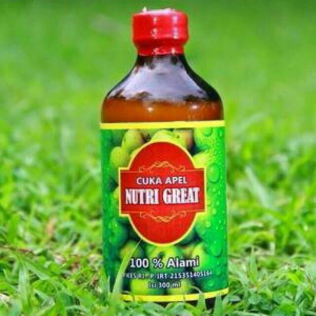 Cuka Apel Nutri Great 300 ML Cuka Apel Murni Organik Shopee Indonesia