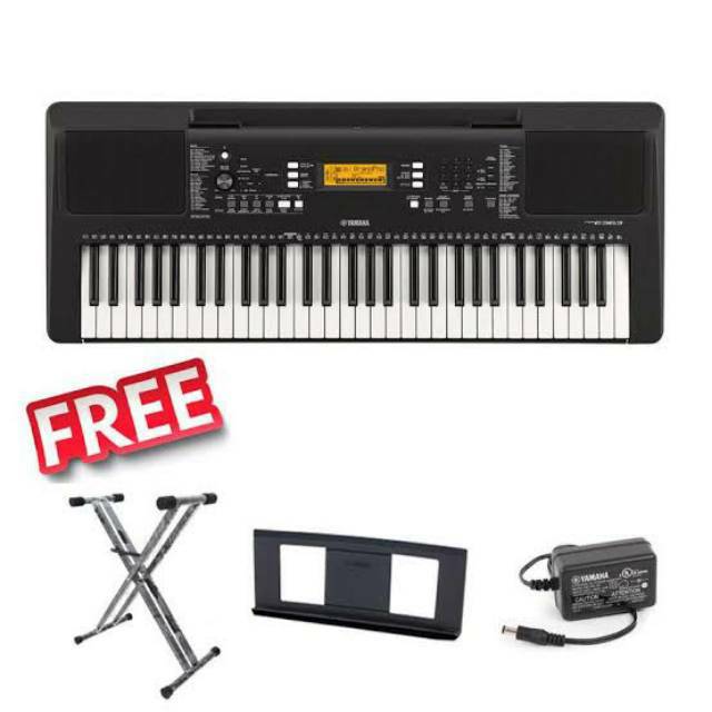 Jual Promo Paket Keyboard Piano Yamaha Psr E 363 E363 + Stand + Garansi Resmi | Shopee Indonesia
