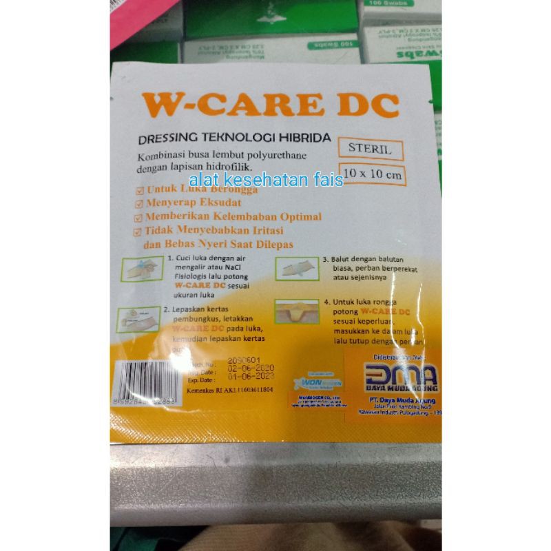 Jual Foam Dressing wcare DC Luka Decubitus Luka bakar Shopee Indonesia