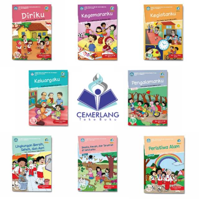 BUKU TEMATIK SD KELAS 1 TEMA 1 2 3 4 5 6 7 8 SEMESTER 1