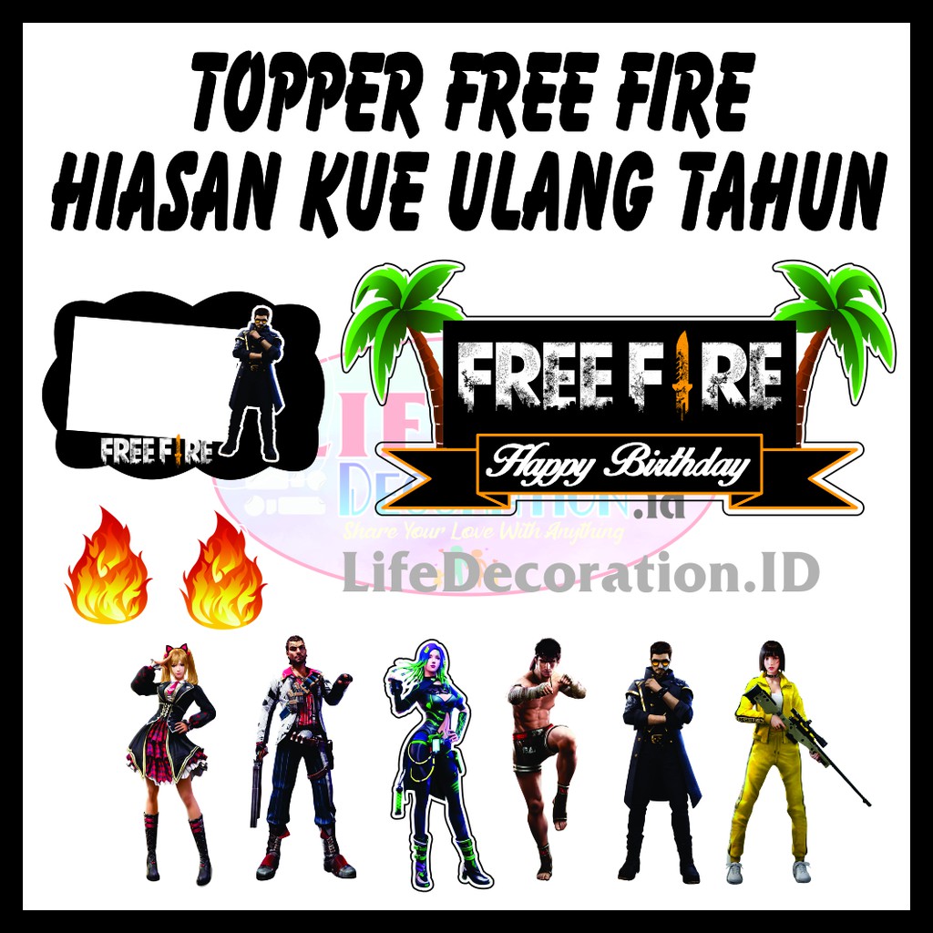 68+ Trend Gambar Free Fire Untuk Hiasan Kue Ulang Tahun Gambar Gokil