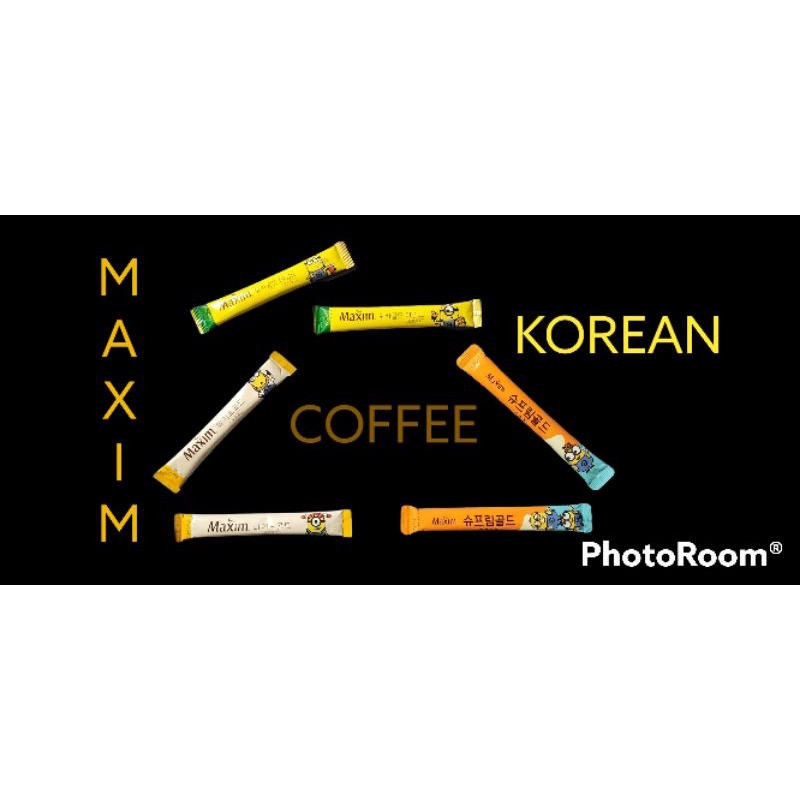 Jual Maxim Korean Coffeemix / Kopi Korea Edisi Minion Per Sachet 12gr