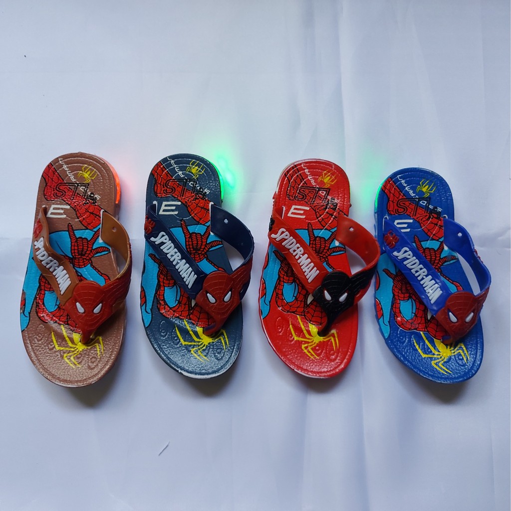 Sandal Menyala / Sandal Lampu / Sandal Anak Laki-laki LED Karakter | Shopee  Indonesia