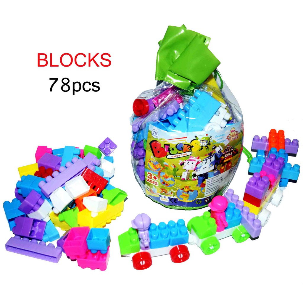 Mainan Edukasi Anak 78pcs, Shopee Murah Lego Bata Susun Blok