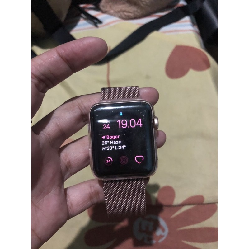 Jual Apple Watch Series 3 (Iwatch) Rose Gold 42Mm Second | Shopee Indonesia