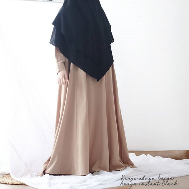 Jual Kenzo Abaya Beige Bellaluna Indonesia|Shopee Indonesia