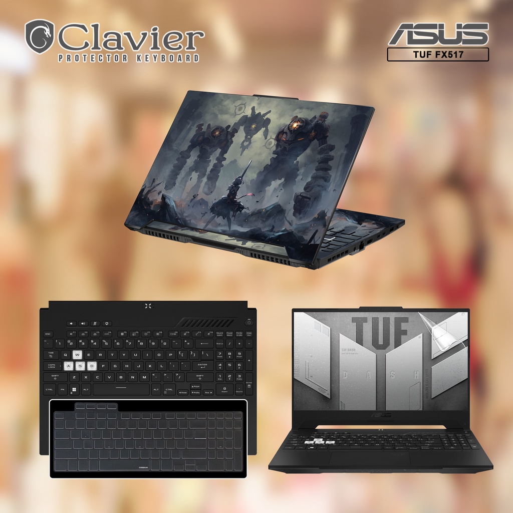 Jual Cover Keyboard Screen Protector Garskin Laptop Anti Gores Asus TUF