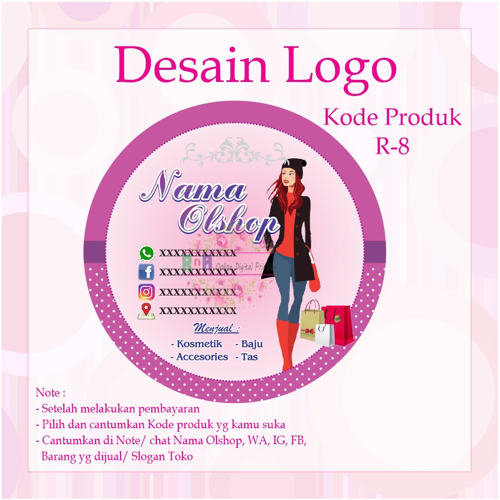 Contoh Desain Nama Toko / Contoh desain istimewa selanjutnya untuk toko