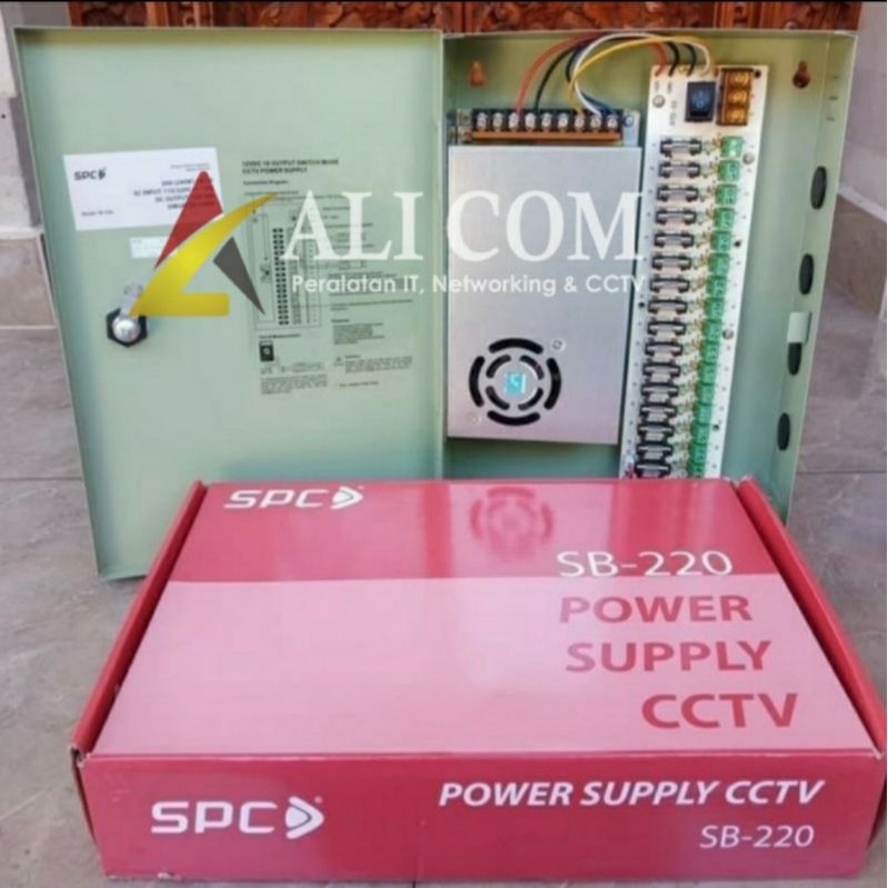 Jual power supply psu cctv 12v 20a box spc Shopee Indonesia