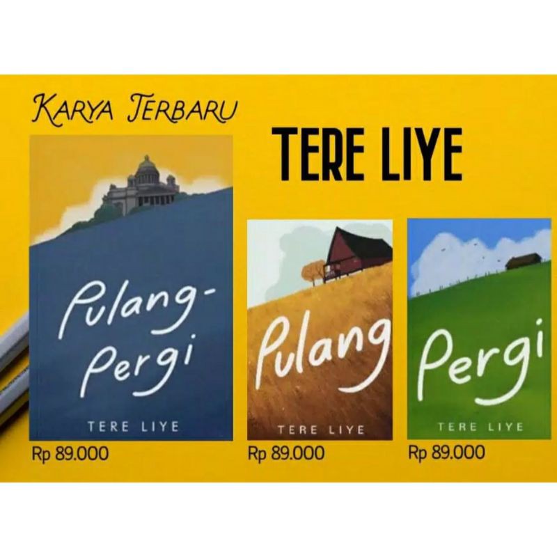 NOVEL TERE LIYE PULANG PERGI judul di variasi | Shopee Indonesia