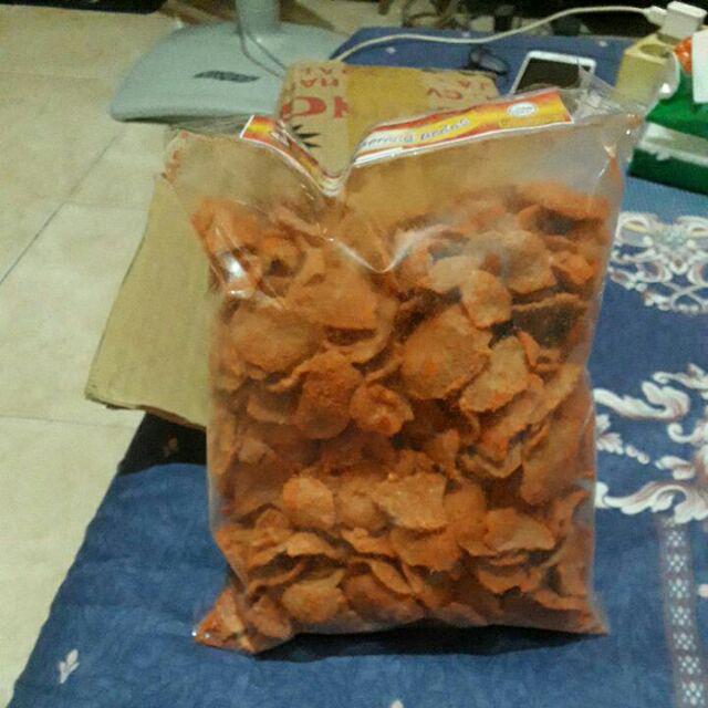 Kerupuk basreng pedas 250 gr bakso goreng hot spicy keripik Shopee