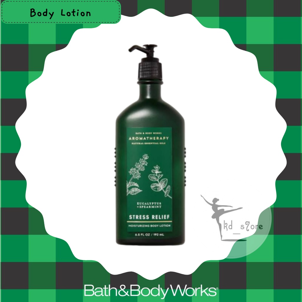 Jual BBW Aromaterapi Stress Relief Eucalyptus Spearmint Body Lotion