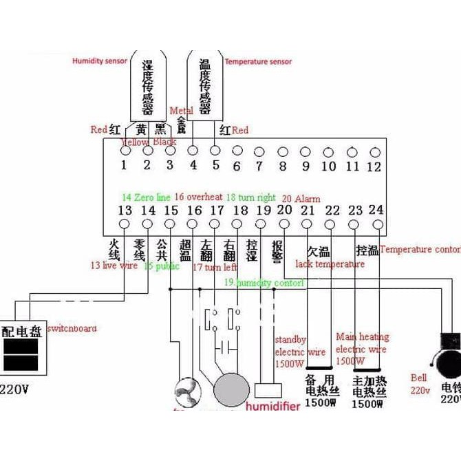 Wiring Diagram For Incubator Thermostat Electrical