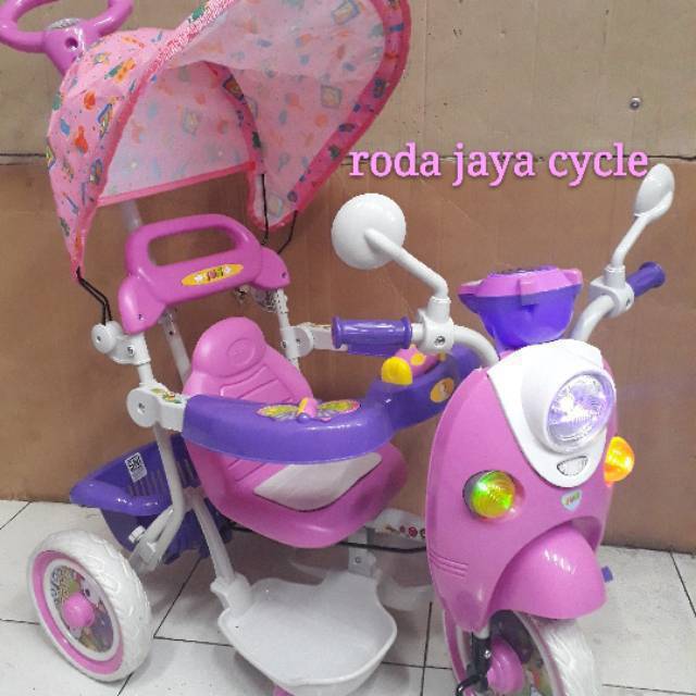 sepeda PMB safari roda tiga vespa new Shopee Indonesia