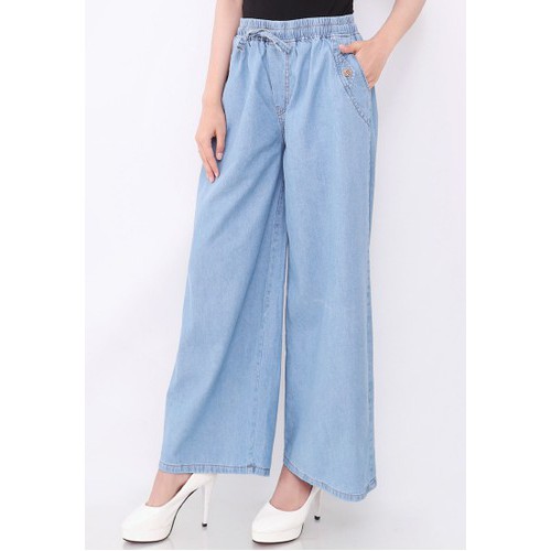 Jual KULOT DENIM UKURAN STANDAR KULOT JEANS BAWAHAN MUSLIMAH Indonesia