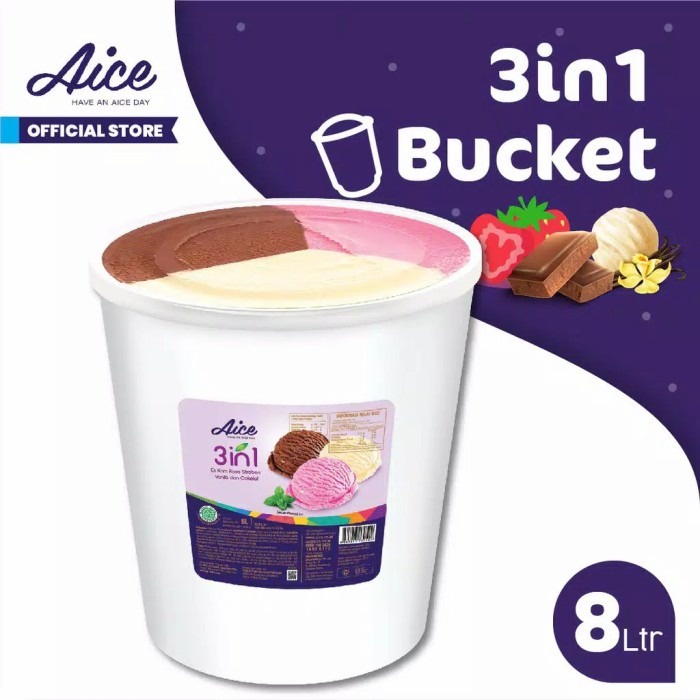 Jual ICE CREAM AICE EMBER ES KRIM Cream Eskrim AICE Ember Galon 8 LITER