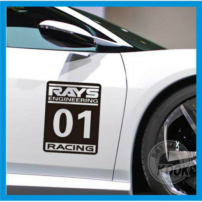 Jual Stiker Mobil Balap Stiker Nomor Ray 01 All | Shopee Indonesia