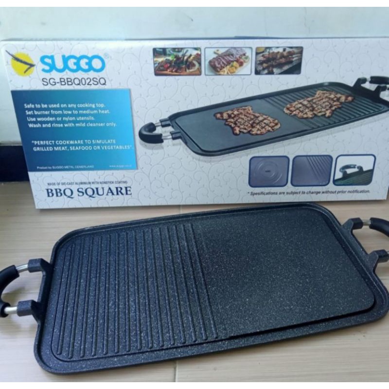 Jual Suggo BBQ Square Multi Grill Pan Alat Panggang Shopee Indonesia
