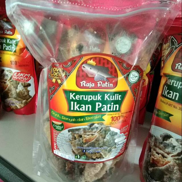 Jual Kerupuk kulit ikan patin Raja Patin Indonesia|Shopee Indonesia