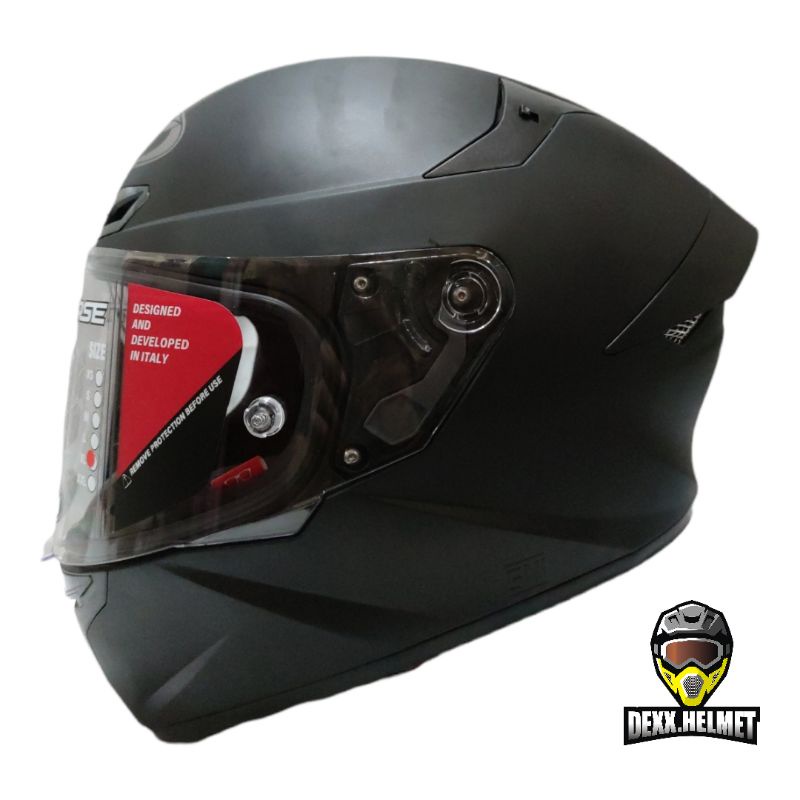 Jual Helm KYT TT Course / KYT TTC Black Doff Matt Original Full Face
