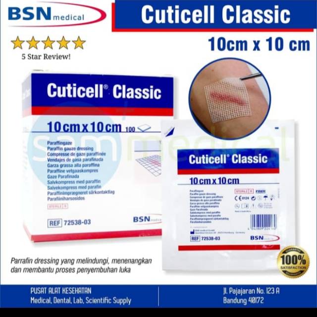 Jual Cuticell fungsi sama Sofratulle / sufratulle dressing luka