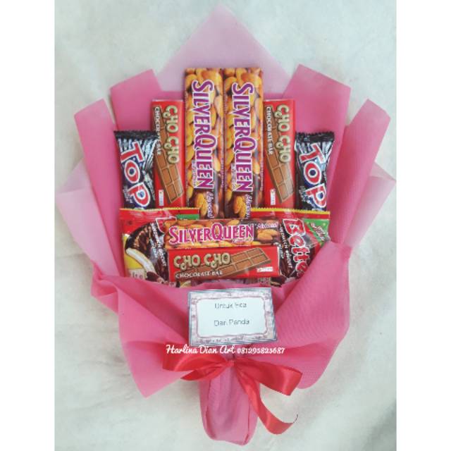 Jual Buket Snack Coklat Untuk Kado Valentine Anniv Ultah Wisuda Dll | Shopee Indonesia