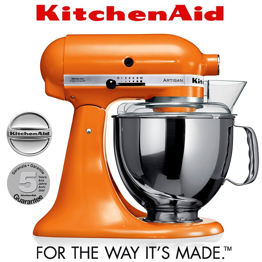 Jual KITCHENAID STAND MIXER TANGERINE 5KSM150PSE 4.8L KITCHEN AID