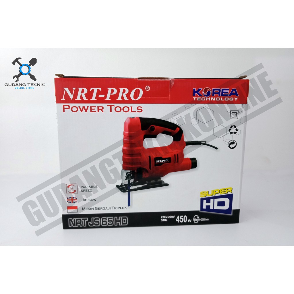 NRT PRO JS65HD / Mesin Jigsaw NRT JS 65 HD / Mesin Gergaji Triplek Jig Saw NRT JS65 HD NRTPRO