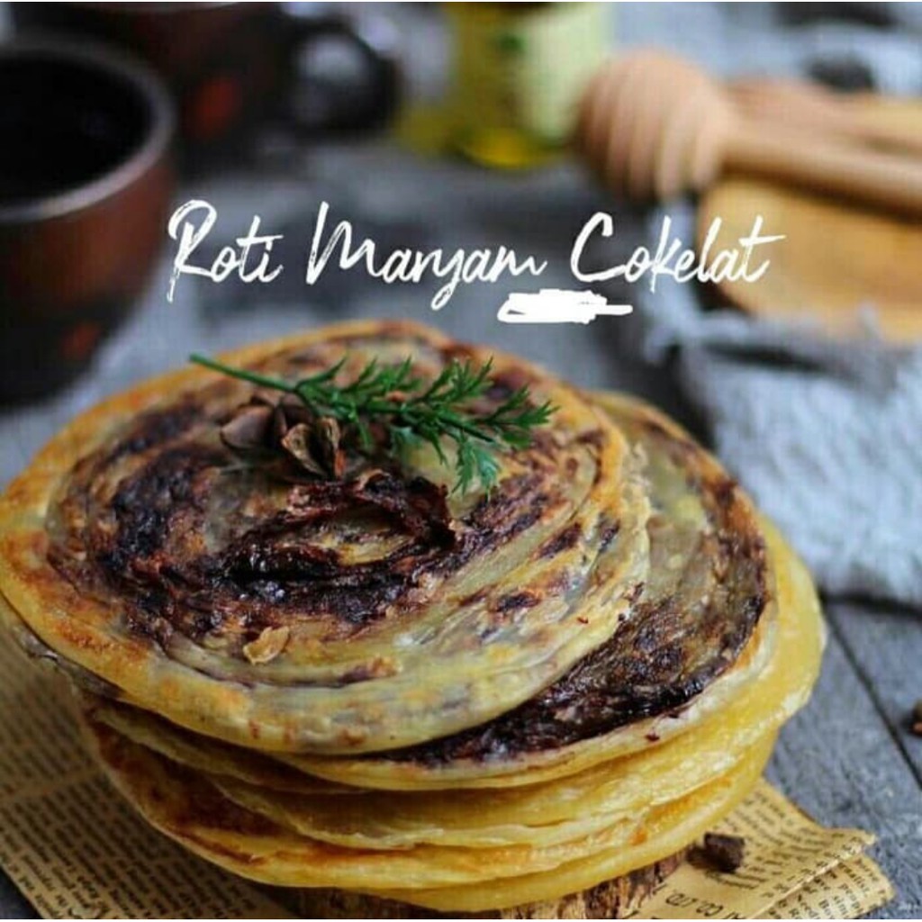 Jual (Isi 1) Roti Maryam Coklat / Cane / Canai Rasa Coklat Ukuran Large | Shopee Indonesia