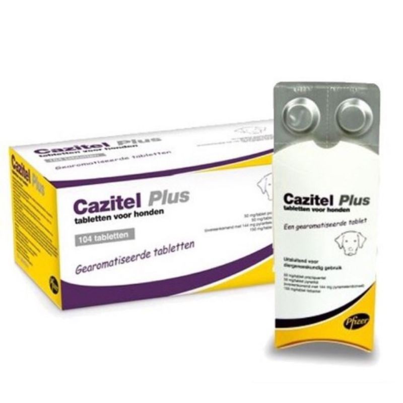 Jual Cazitel Plus Obat Cacing Anjing Harga Per Pcs Indonesia|Shopee Indonesia