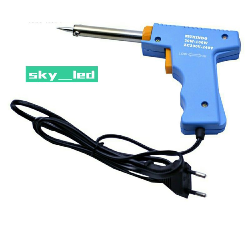 Solder Gun Solder Tembak Listrik 30W100W Dual Heat Soldering Iron