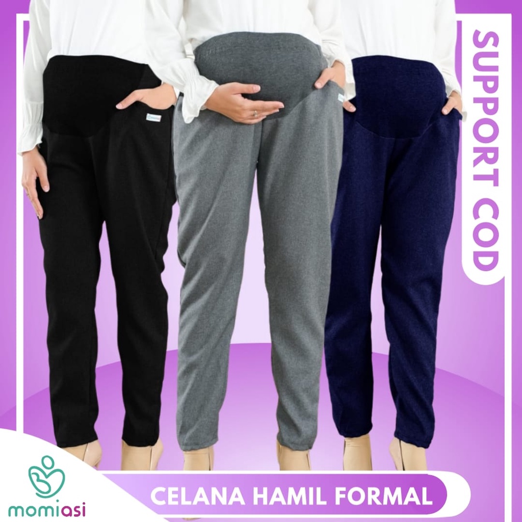 Jual Momiasi Celana Hamil Bumil Wanita Kerja Kantor Formal Jumbo