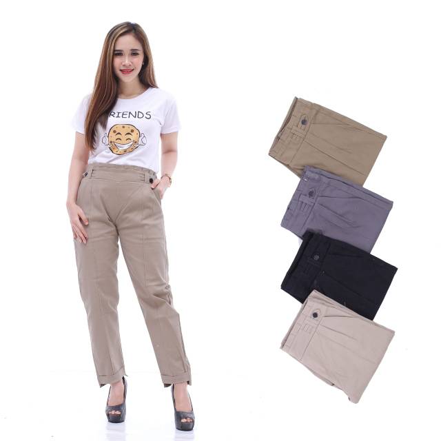 Celana bagypant wanita, celana panjang wanita Shopee Indonesia