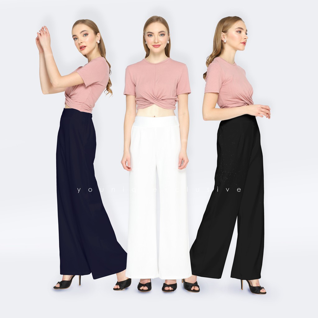 Celana Kulot Putih Scuba Shopee Indonesia