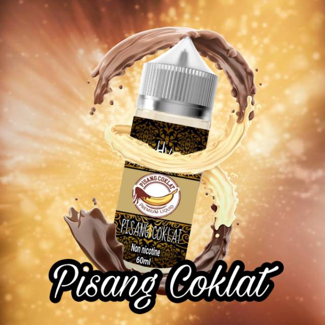 Jual Liquid Vape Pisang Coklat (Piscok) Premium Liquid Non Nicotine | Shopee Indonesia