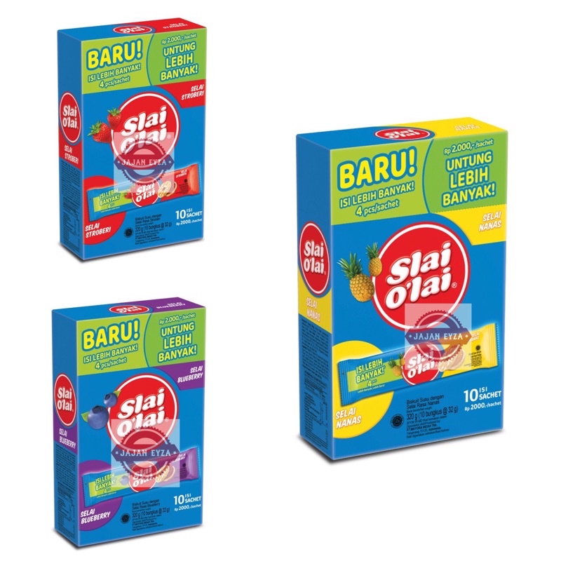 Jual mayora slai olai box / slai olai stroberi / slai olai nanas / slai