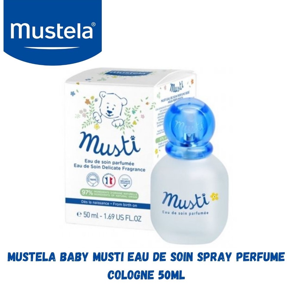 Jual Mustela Baby Musti Eau De Soin Spray Perfume Cologne 50ml Shopee