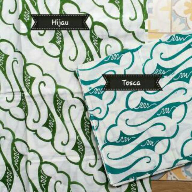 Jual BATIK TULIS MOTIF PARANG WARNA DASAR PUTIH ( HANDRAWN