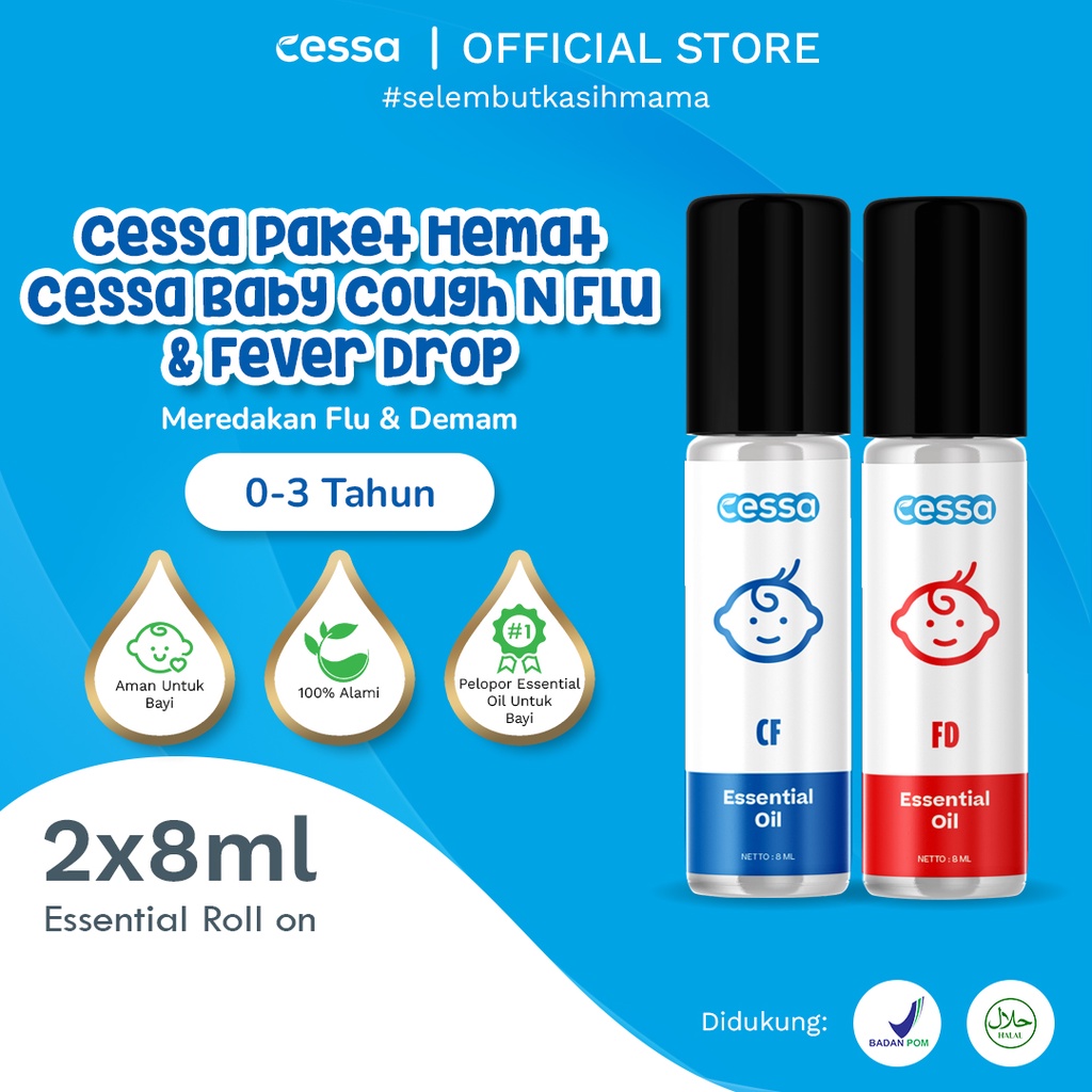 Jual Cessa Paket Hemat Cessa Baby Cough N Flu & Fever Drop Shopee