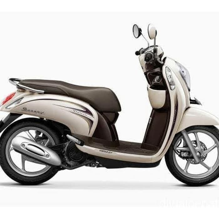 Jual Striping Scoopy Fi Stylish 2014 Cream Coklat | Shopee Indonesia