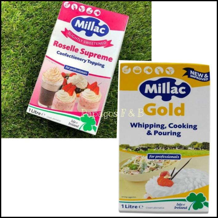 Jual Whipping Whip Cream Millac Rosella Supreme / Gold 1 Liter Shopee